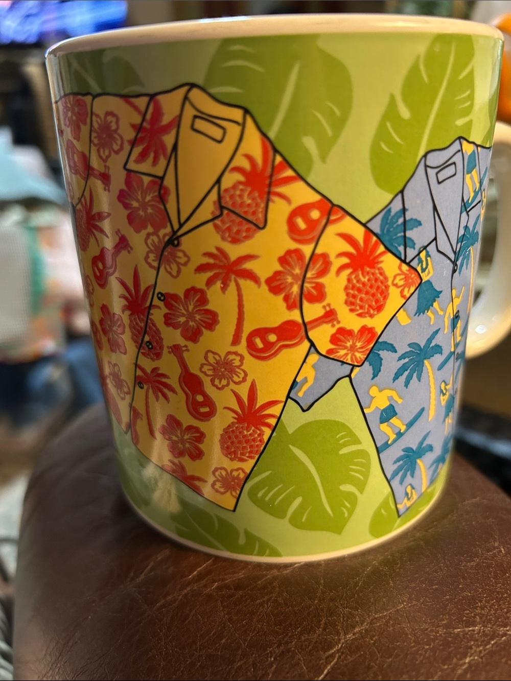 Hilo Hattie Hawaiian Shirts Mug  by Signature Large Coffee Mug GUC
